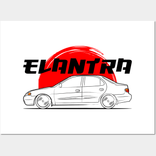 The MK2 Elantra 2000 Racing Posters and Art